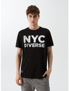Diverse Ανδρικό τυπωμένο μπλουζάκι NY CITY 04