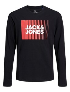 Jack & Jones Junior Μπλουζάκι κόκκινο / μαύρο / λευκό