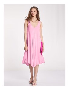 Celestino Αμάνικο midi φόρεμα ροζ για Γυναίκα