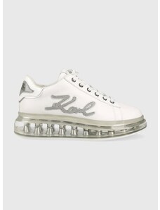 Δερμάτινα αθλητικά παπούτσια Karl Lagerfeld KAPRI KUSHION χρώμα: άσπρο, KL62610F F3KL62610F