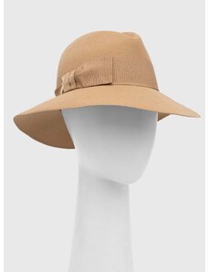 Μάλλινο καπέλο Patrizia Pepe χρώμα: μπεζ