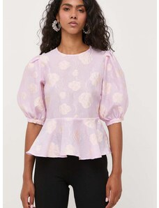 Μπλουζάκι Custommade Sheena χρώμα: ροζ