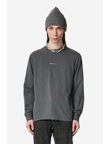 Βαμβακερή μπλούζα με μακριά μανίκια Han Kjøbenhavn Casual Tee Long Sleeve χρώμα: γκρι F30