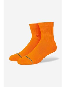 Κάλτσες Stance Icon Quarter χρώμα: πορτοκαλί
