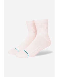 Κάλτσες Stance Icon Quarter χρώμα: ροζ