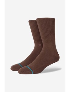 Κάλτσες Stance Icon χρώμα: καφέ