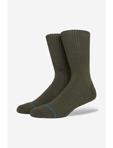 Κάλτσες Stance Icon χρώμα: πράσινο