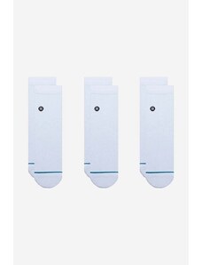 Κάλτσες Stance Icon Quarter 3-pack χρώμα: άσπρο