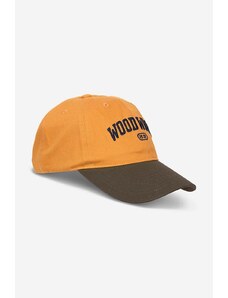 Βαμβακερό καπέλο του μπέιζμπολ Wood Wood Brian χρώμα κίτρινο 12130807.7083