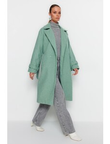 Trendyol Μοντέρνο παλτό - Grün - Διπλό στήθος