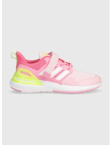 Παιδικά αθλητικά παπούτσια adidas RapidaSport EL K χρώμα: ροζ