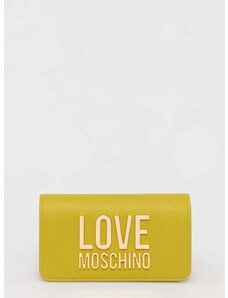Πορτοφόλι Love Moschino χρώμα: πράσινο