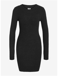 Noisy May Μαύρο γυναικείο φόρεμα πουλόβερ θορυβώδες May Nancy - Γυναίκες
