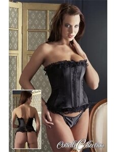 ORION Black Corset with G-String Small