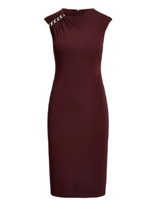 RALPH LAUREN Φορεμα Fryer-Short Sleeve-Cocktail Dress 253889324004 vintage burgundy