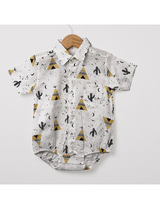 Miniworld Βρεφικό πουκάμισο - φορμάκι CACTUS