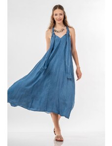 Enter Fashion Γυναικείο blue jean φόρεμα