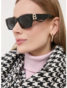 Γυαλιά ηλίου Burberry γυναικεία, χρώμα: μαύρο