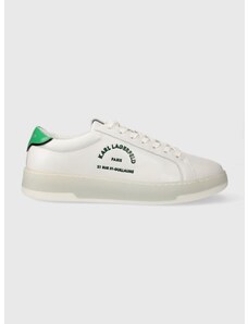 Δερμάτινα αθλητικά παπούτσια Karl Lagerfeld KOURT III χρώμα: άσπρο, KL51538 F3KL51538
