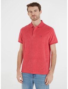 Ροζ Ανδρικό Polo T-Shirt Tommy Hilfiger - Άνδρες