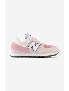 Παιδικά αθλητικά παπούτσια New Balance GC574DH2 χρώμα: ροζ