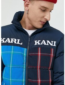 Μπουφάν Karl Kani χρώμα: ναυτικό μπλε,