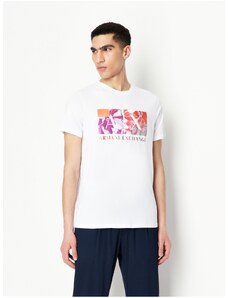 Λευκό T-Shirt Ανδρών Armani Exchange - Άνδρες