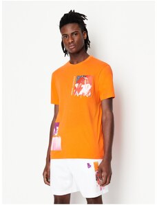 Πορτοκαλί T-Shirt Ανδρών Armani Exchange - Άνδρες