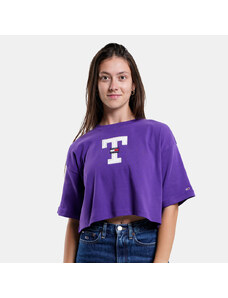 Tommy Jeans Γυναικείο Cropped T-shirt σε Oversized Γραμμή