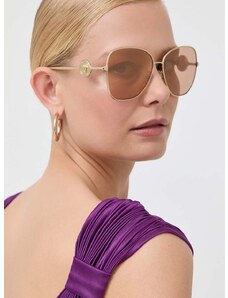 Γυαλιά ηλίου Versace χρώμα: χρυσαφί