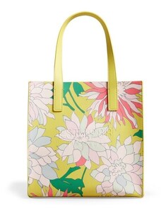 TED BAKER FLOWCON FLORAL PRINTED SMALL ICON 269573 - ΚΙΤΡΙΝΟ