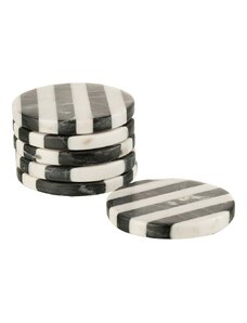 Ένα σετ σεντόνια J-Line Stripe Marble 6-pack