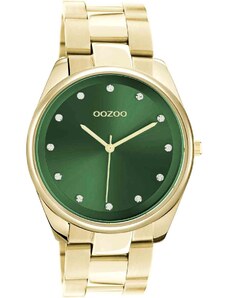 OOZOO Timepieces - C10966, Gold case with Stainless Steel Bracelet