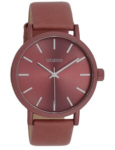 OOZOO Timepieces - C11195, Brown case with Brown Leather Strap