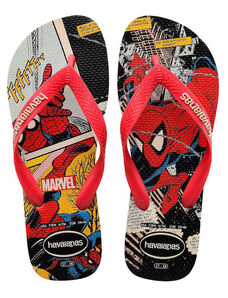 HAVAIANAS TOP MARVEL CLASSICS 4147012 8813 BEIGE STRAW/RED RUBY