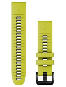 GARMIN Watch Bands QuickFit 22mm Electric Lime/Graphite Silicone Band 010-13280-03