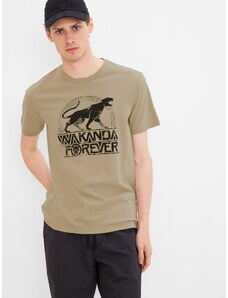 GAP Μπεζ Marvel Black Panther Graphic T-Shirt Μπλούζα