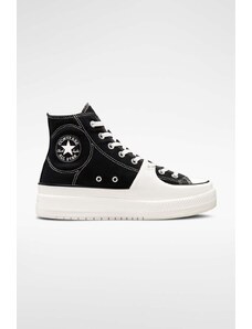 Πάνινα παπούτσια Converse Chuck Taylor All Star Construct χρώμα: μαύρο, A05094C
