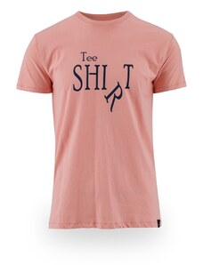 VAN HIPSTER Ανδρικό T-shirt με Στάμπα - Ροζ - 013005
