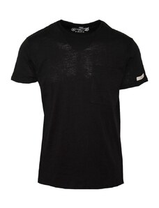 VAN HIPSTER Ανδρικό Μονόχρωμο Τ-shirt - Μαύρο - 001004