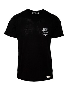 VAN HIPSTER Ανδρικό T-shirt με Στάμπα - Μαύρο - 001004