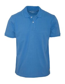 VAN HIPSTER Ανδρική Μπλούζα Μονόχρωμη Polo Pique - Αν. Μπλε - 006005
