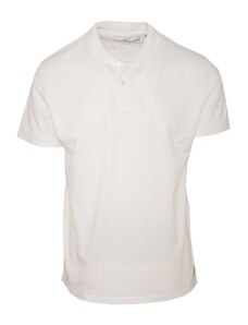 VAN HIPSTER Ανδρική Μπλούζα Μονόχρωμη Polo Pique - Άσπρο - 005005