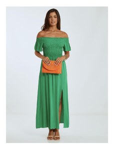 Celestino Maxi βαμβακερό φόρεμα πρασινο για Γυναίκα