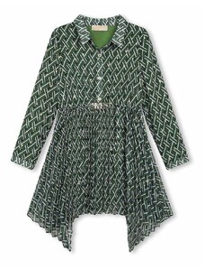 Παιδικό φόρεμα Michael Kors χρώμα: πράσινο