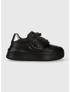 Δερμάτινα αθλητικά παπούτσια Karl Lagerfeld KREW MAX KC χρώμα: μαύρο, KL63320 F3KL63320