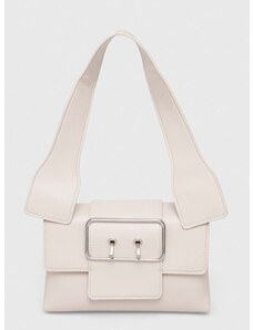 Τσάντα Sisley χρώμα: άσπρο