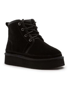 Μπότες χιονιού σουέτ Charles Footwear Grace χρώμα: μαύρο