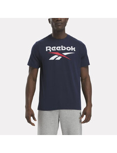 Reebok Sport Reebok Identity Big Stacked Logo Ανδρικό T-shirt