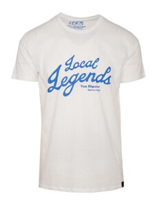 Ανδρικό T-Shirt "Local Legends" Van Hipster - Άσπρο - 005006